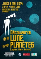 Observation Grand Public à Solutré : la Lune et des Planètes