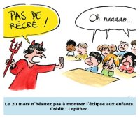 Eclipse sans danger pour les enfants et sur Internet